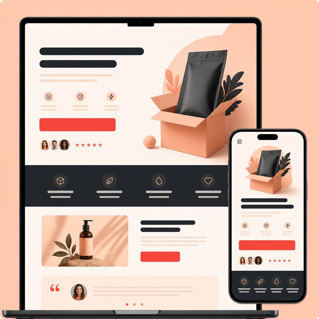 خرید لندینگ کمپین از فروشگاه اینترنتی نصف جهان